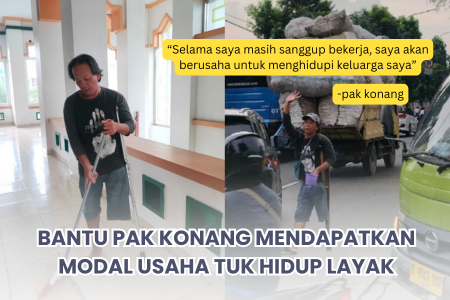 BANTU DISABILITAS HIDUP LAYAK DENGAN SEDEKAH MODAL USAHA